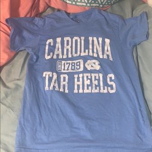 size small carolina tar heels t-shirt